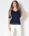 Елегантна дамска блуза с ръкав над лакътя за сезони пролет и есен 2021 от Efrea.com