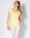 Дамска блуза в най-модерния цвят за 2021 - жълто. Купи памучни блузи българско производство от Efrea.