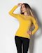 Дамска блуза в цвят горчица. С дълги ръкави, подходяща за есен 2020. Поръчай от интернет магазин Ефреа.